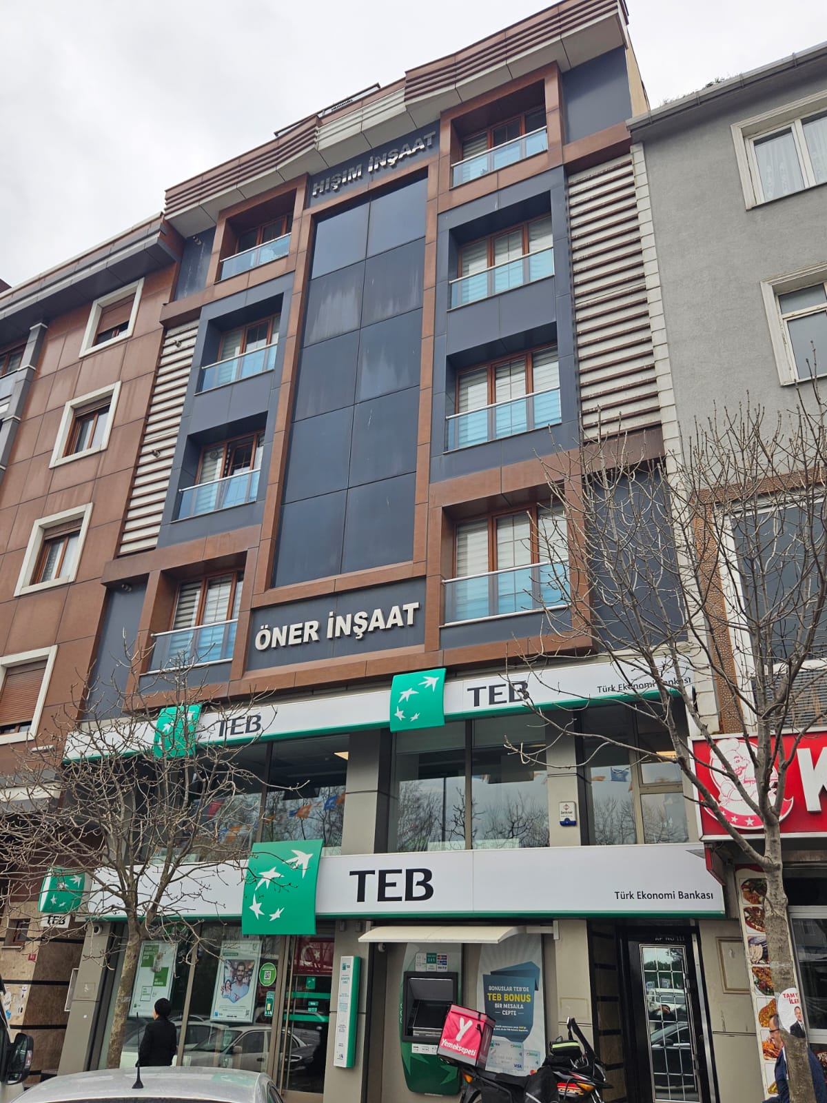 Seyrantepe Hışım Apartmanı dış cephe görünümü